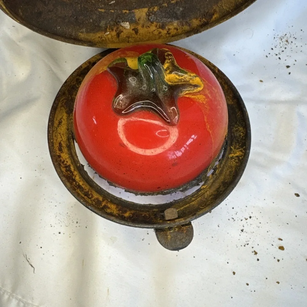Ford Model T Kerosene Headlamp With A Repurposed Red Glass‎ Lense